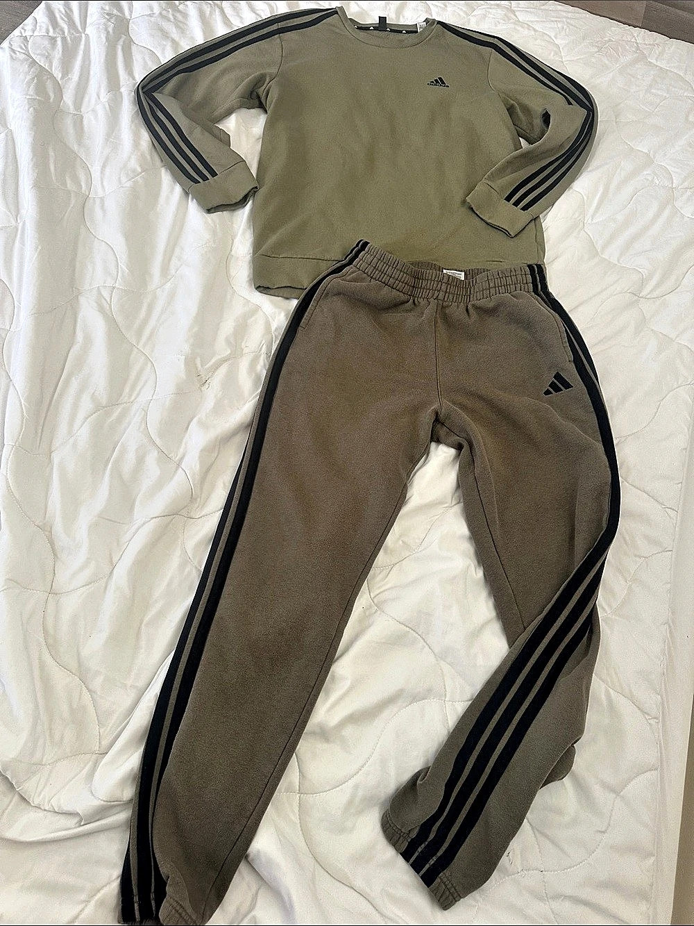 adidas Men's Green & Black Track Set Size XL